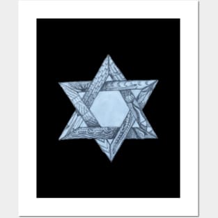 The 12 Tribes of Israel - Star of David Posters and Art